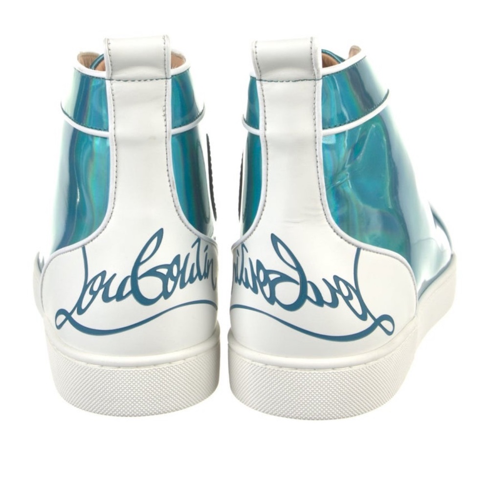 Christian Louboutin Printed High Top Sneakers - Picture 4 of 6